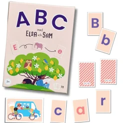ABC med Elsa och Sam bokstavsspel, från 3 år