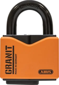 Abus hänglås Granit 37/55 orange, klass 3