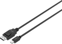 Adapterkabel Mini DisplayPort till DisplayPort 1,8 m, Exibel