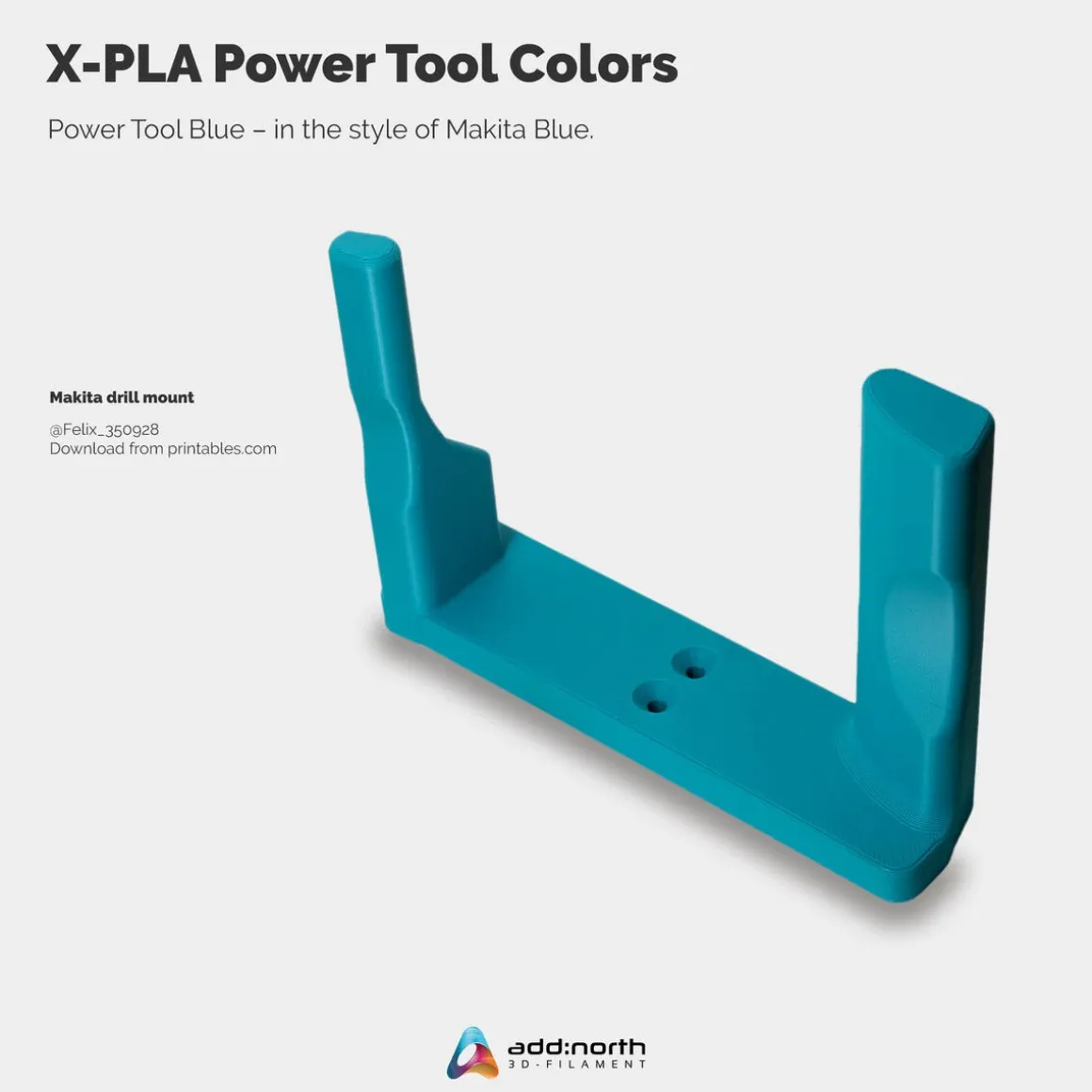 Addnorth X-PLA Filament Power Tool 1,75 mm, 750 gram