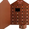 Adventskalender pepparkakshus 24 tomma presentaskar FSC