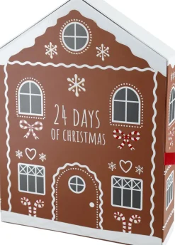 Adventskalender pepparkakshus 24 tomma presentaskar FSC