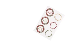 Adventskalender påsar med etiketter 1–24