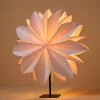 Adventsstjärna blomma papper 50 cm vit, Northlight
