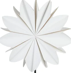 Adventsstjärna blomma papper 50 cm vit, Northlight
