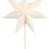 Adventsstjärna på fot