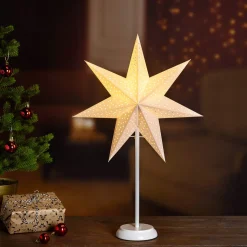 Adventsstjärna på fot