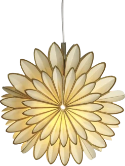 Adventsstjärna papp blomma 25 cm, Northlight