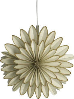 Adventsstjärna papp blomma 25 cm, Northlight