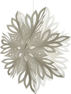 Adventsstjärna papp snöflinga 46 cm, Northlight