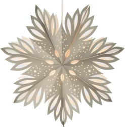 Adventsstjärna papp snöflinga 46 cm, Northlight
