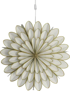 Adventsstjärna papp blomma 46 cm, Northlight