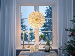 Adventsstjärna papp blomma 46 cm, Northlight