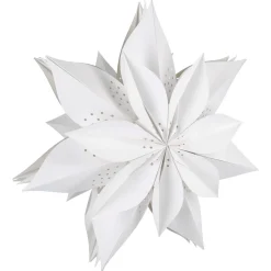 Adventsstjärna papper 50 cm vit, Northlight