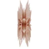 Adventsstjärna veckat papper rosa 60 cm Northlight