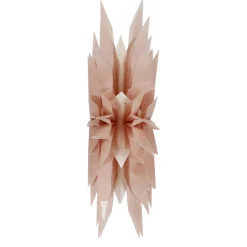 Adventsstjärna veckat papper rosa 60 cm Northlight