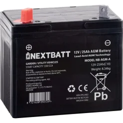 AGM-batteri 12 V 25 Ah U1