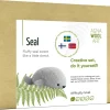 Agna Wool Art Kit filtad ull, säl, 10 cm