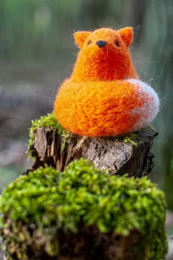 Agna Wool Art Kit filtad ull, räv, 10 cm