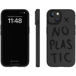 Agood Company växtbaserat mobilskal iPhone 15, svart