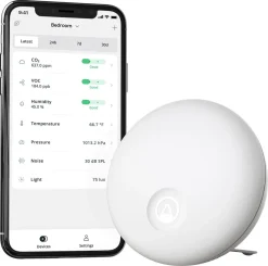 Airthings Wave Enhance luftkvalitetsmätare inomhus