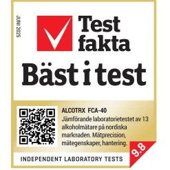 Alcotrx FCA40 alkotestare med 6 munstycken