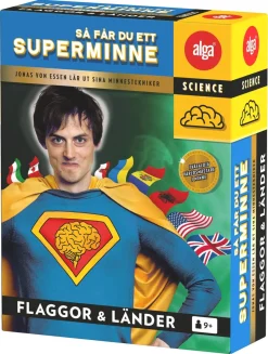 Alga Superminne Flaggor & Länder, från 9 år