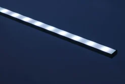 Aluminiumprofil till LED-list, med frostat lock, 1 m