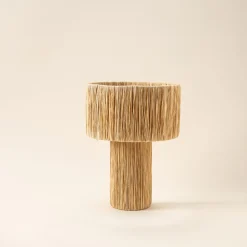 Amanda bordslampa i naturfiber 44 cm Northlight