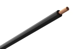 Amokabel RQ kabel 6 mm2, svart, 5 meter