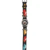 Analog barnklocka racerbilar, svart armband
