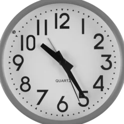 Analog väckarklocka med belysning och snooze, 12 cm
