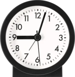 Analog väckarklocka med tysta visare, 8,9 cm