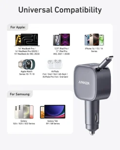 Anker Nano billaddare 75 W USB-C