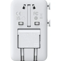 Anker Nano reseadapter laddare 20 W USB-C 2 portar, vit