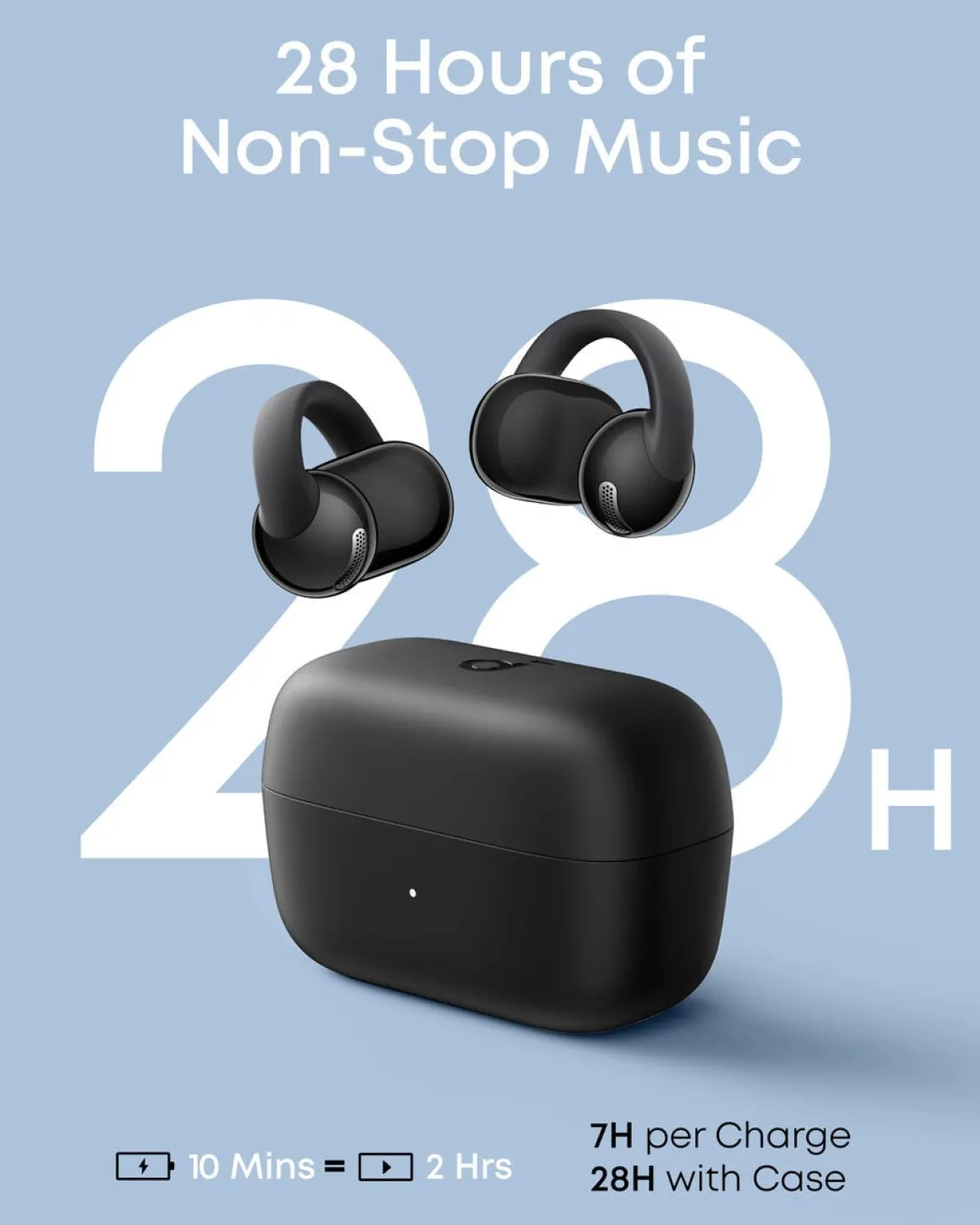 Anker Soundcore C50i clip on open ear-hörlurar TWS