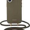 Anmiki Crossbody Phone Case iPhone 16 mobilskal med axelrem