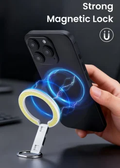 Anmiki glitter ringhållare magnet med mobilgrepp, mobilställ
