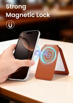 Anmiki korthållare mobil magnetisk med spegel