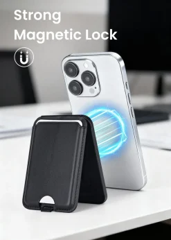 Anmiki MagSafe korthållare med stativ, magnetisk