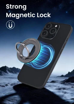 Anmiki ringhållare magnet med mobilgrepp, mobilställ