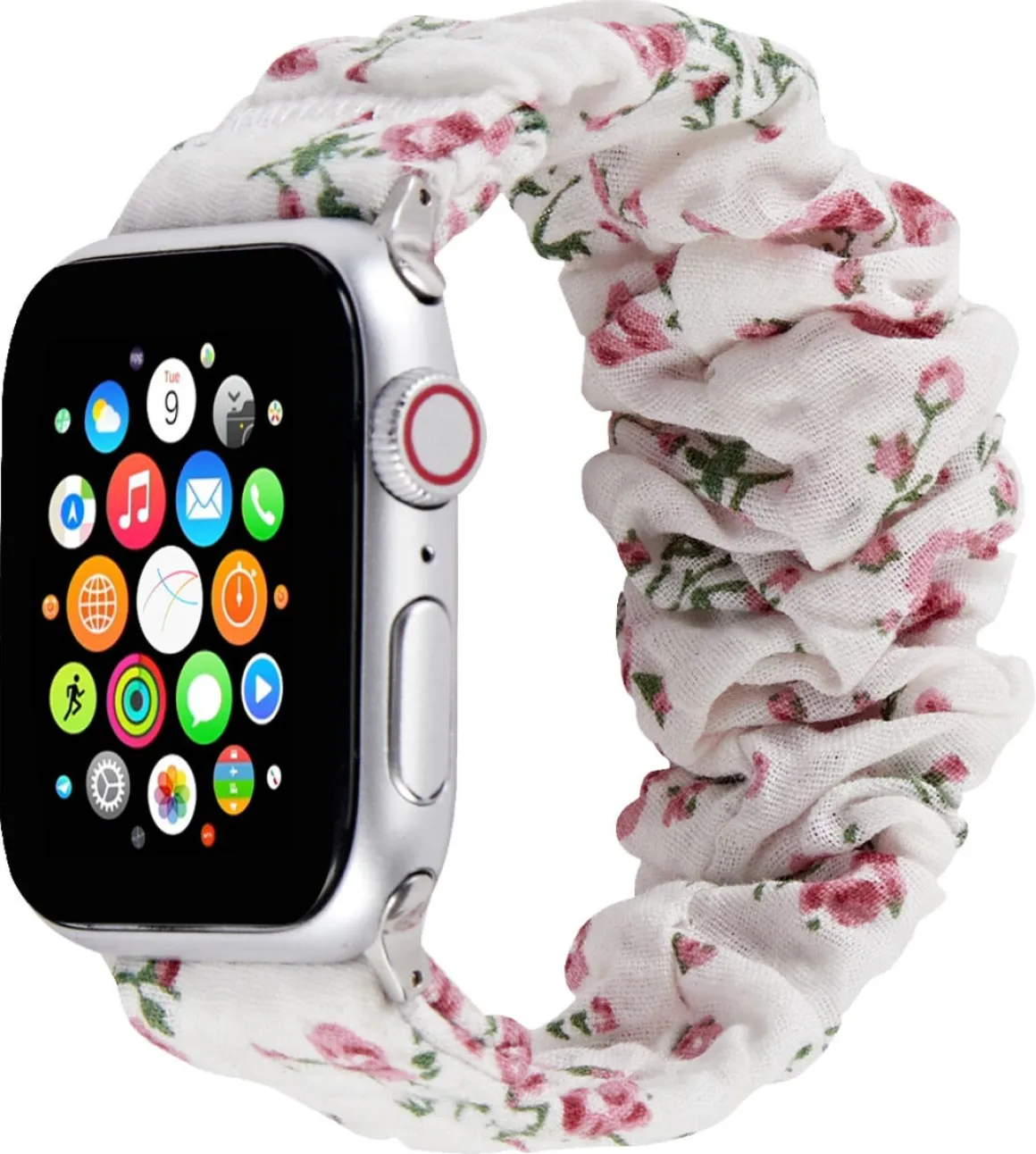 Anmiki Satin Apple Watch scrunchie armband 38, 40, 41 mm
