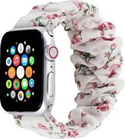 Anmiki Satin scrunchie Apple Watch armband, 42, 44, 45, 46, 49 mm
