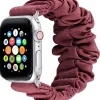Anmiki Satin scrunchie Apple Watch armband, 42, 44, 45, 46, 49 mm