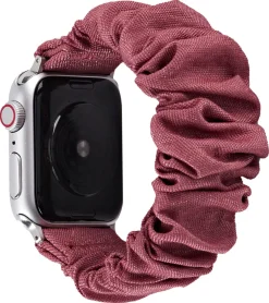 Anmiki Satin scrunchie Apple Watch armband, 42, 44, 45, 46, 49 mm