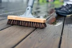 Anza terrassborste med skaft, 19 cm