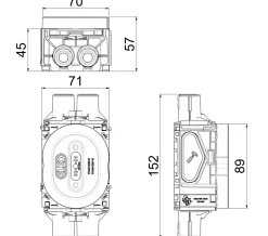 Apparatdosa ELKO Flexi+ 1,5-facks