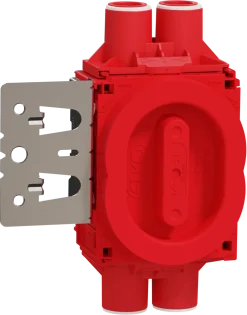 Apparatdosa låg, regelfäste ELKO Flexi+ 1,5-facks