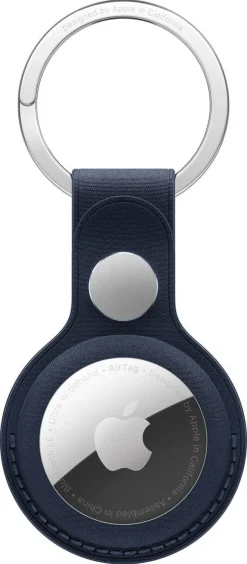 Apple AirTag FineWoven nyckelring, Pacific Blue