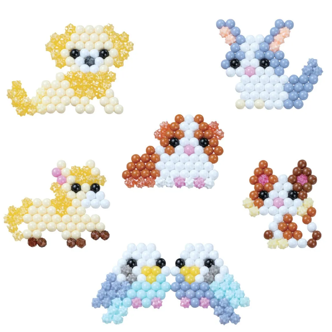 Aquabeads Pretty Pets husdjur, 530 vattenpärlor, från 4 år